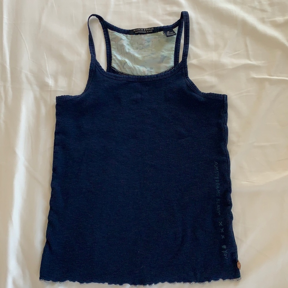 navy blue tank